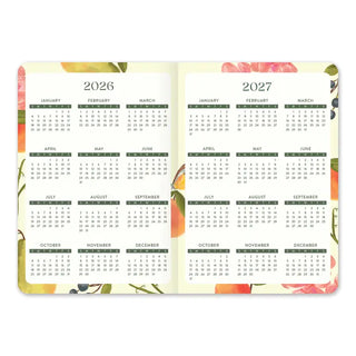 2027 Fruit & Flora Monthly Pocket Planner