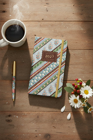 2027 Paisley 12-Month Hardcover Pocket Planner