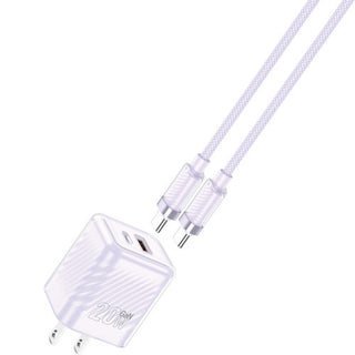 20W USB-C Wall Charger in Purple