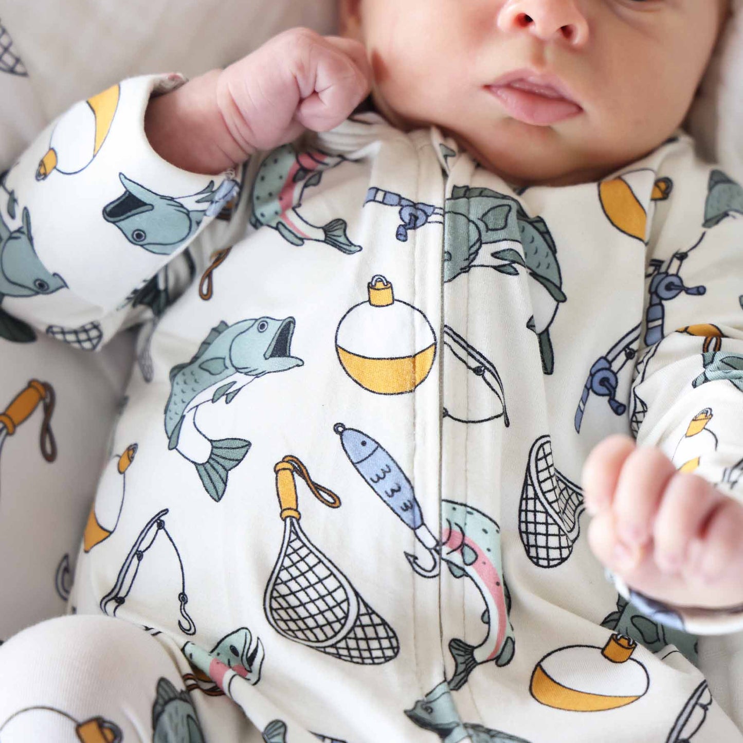 Catch of the Day Zipper Footie