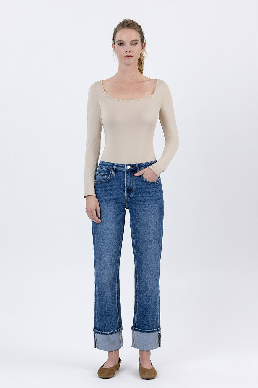 Vervet Benefactor Cuffed Jeans