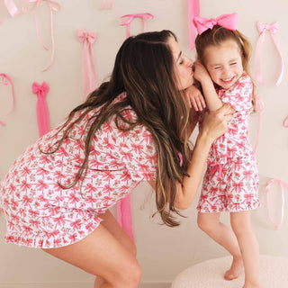 Bow Besties Women's Two Piece PJ Set