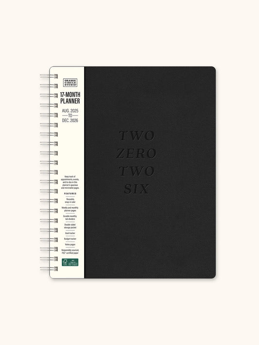 2026 Midnight Black Baxter Planner