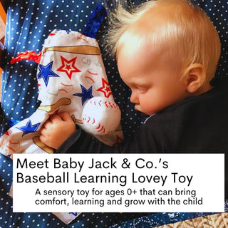 Baseball Learning Lovey Toy