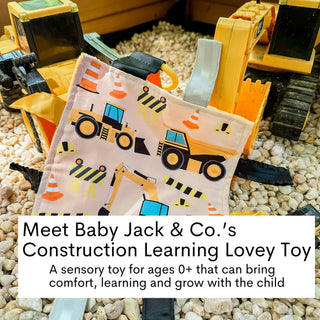 Construction Trucks Crinkle Sensory Toy