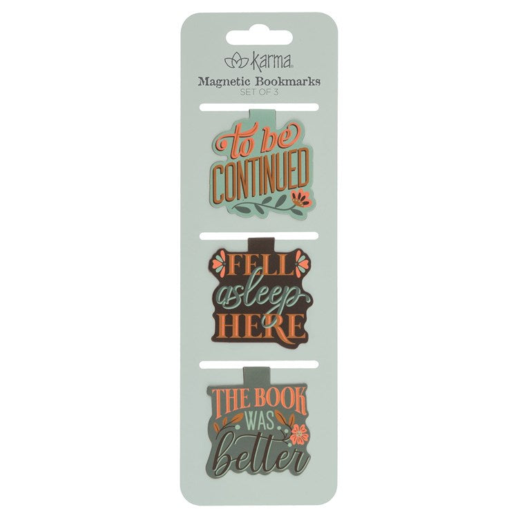 Quotes Magnetic Bookmark Set