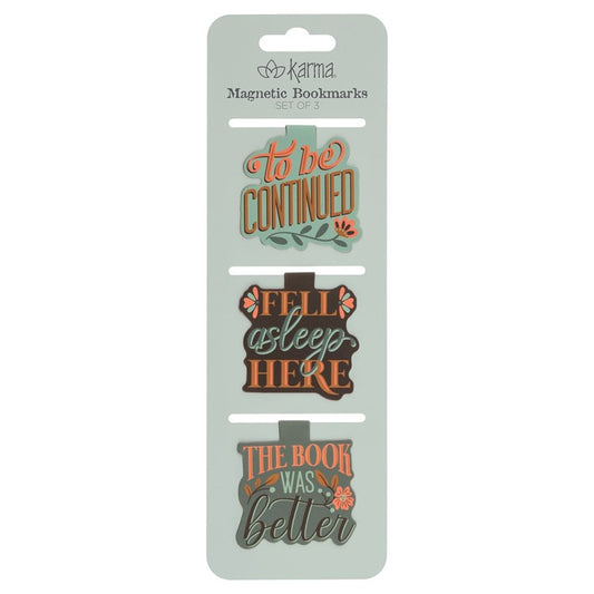Quotes Magnetic Bookmark Set