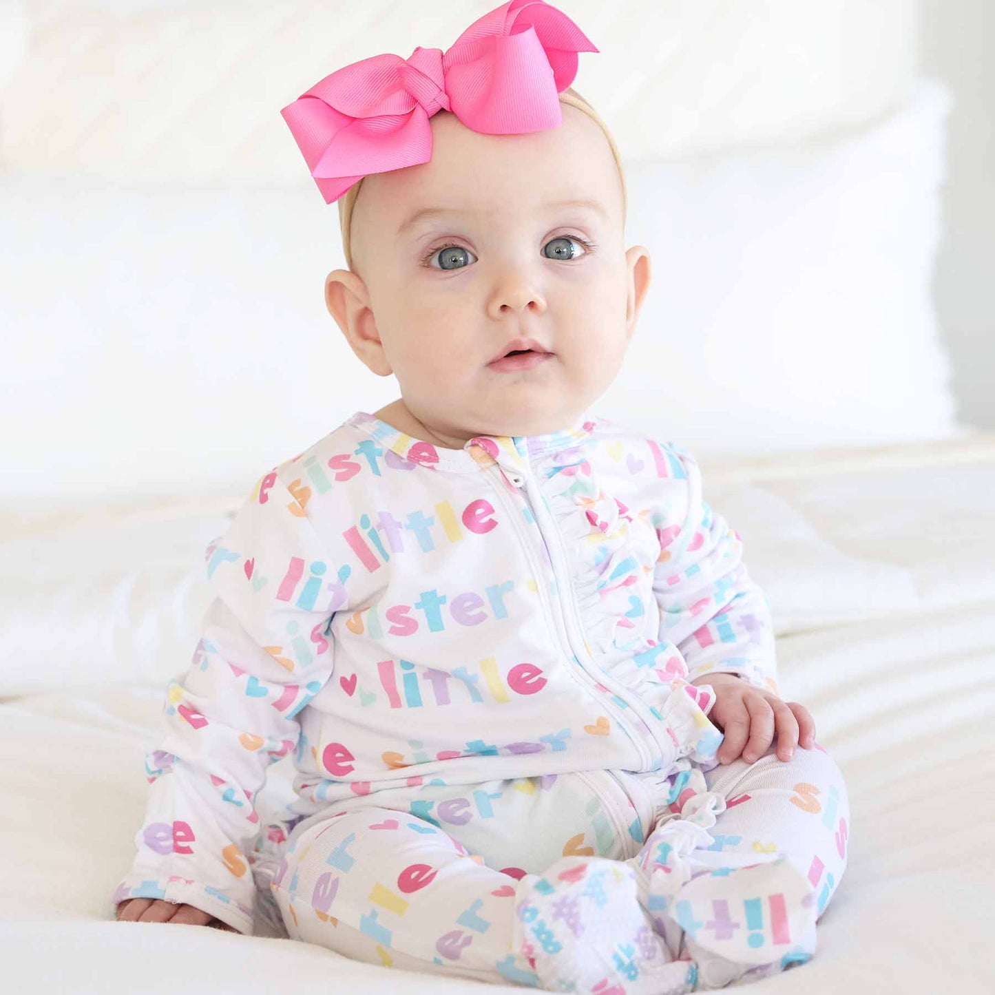 Little Sibling Zipper Footie