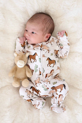 Pony Club Zipper Footie