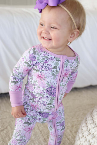 Lavender Lullaby Convertible Zip Romper