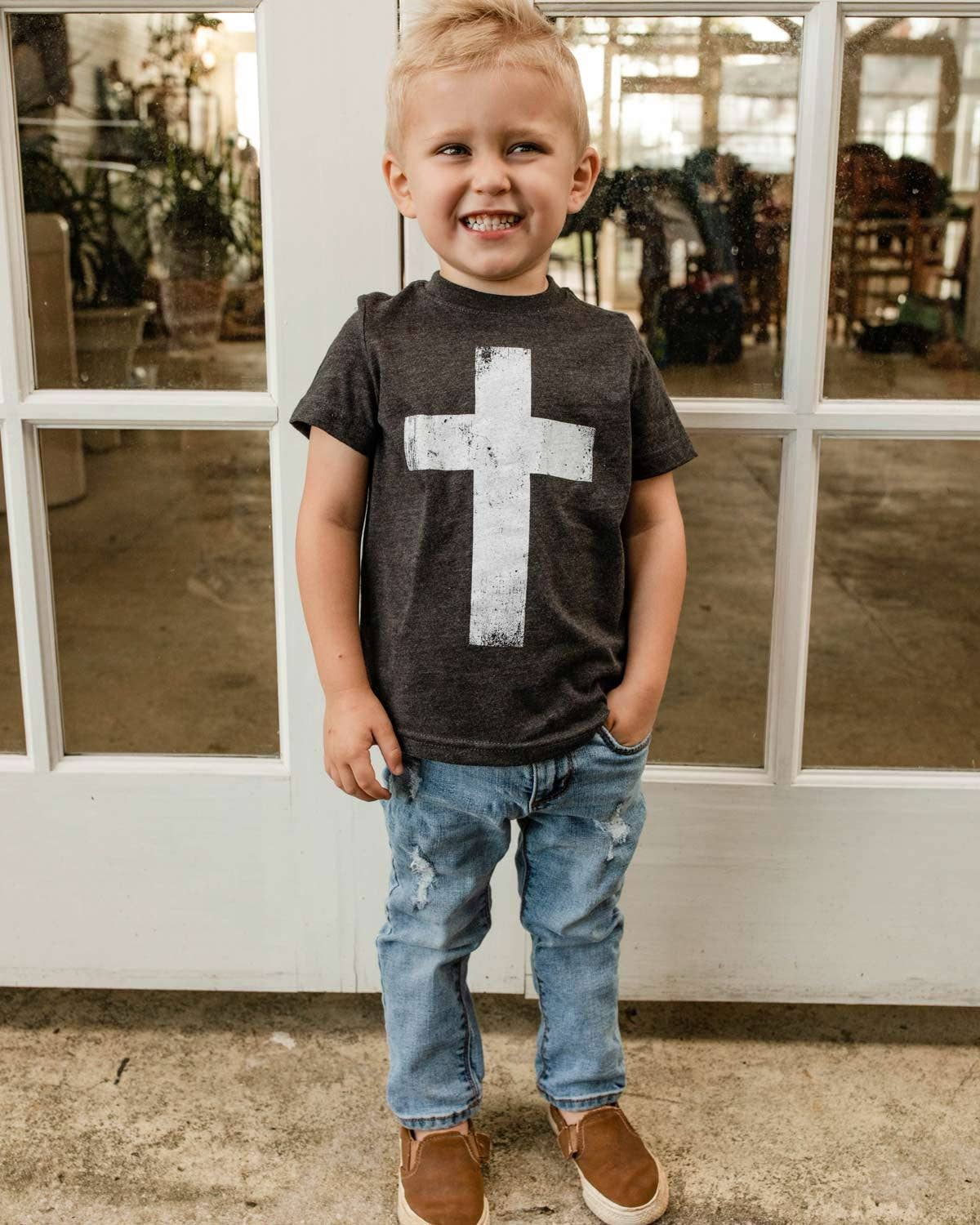 Cross Graphic Kid Tee