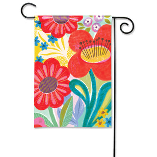 Whimsy Brights Garden Flag