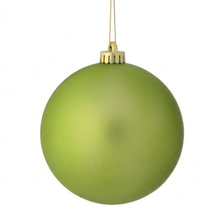 4" Matte Green Ball Ornament