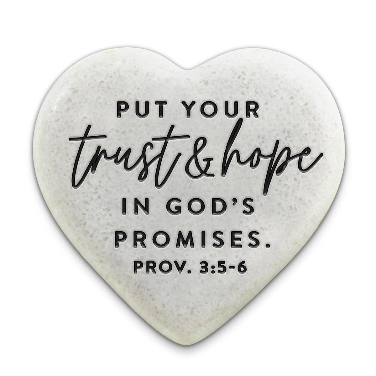 Scripture Stone Hope Heart