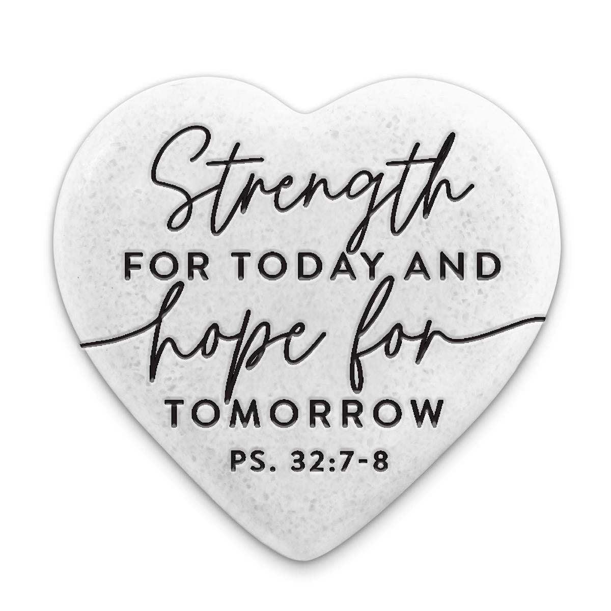 Scripture Stone Hope Heart