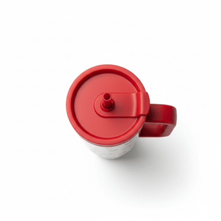 Top view of 40oz Rifle Paper Cherries Cruiser showing lid