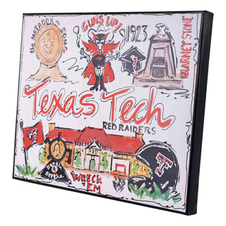 Texas Tech Landmark Canvas