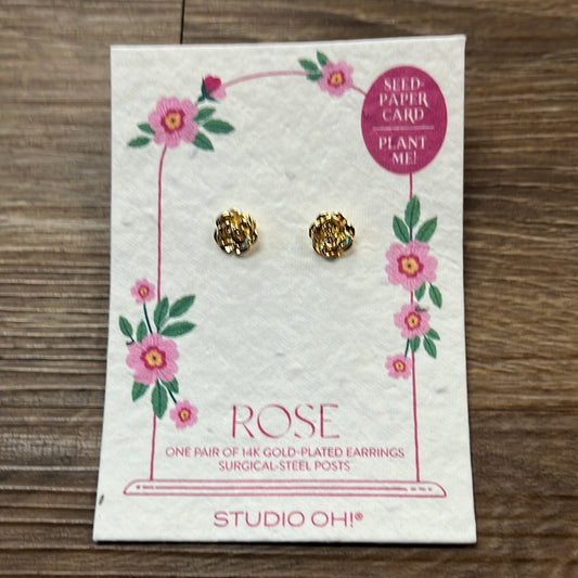 Rose Bloom Earrings