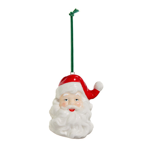 Smiling Santa Ornament