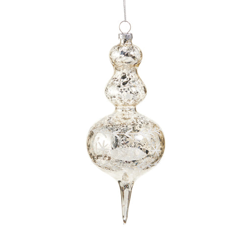 Mercury Glass Finial Ornament