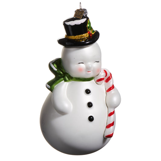 Snowman Blow Mold Ornament