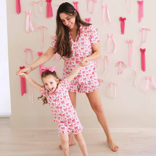 Bow Besties Women's Two Piece PJ Set