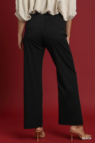 Button Stretch Pants