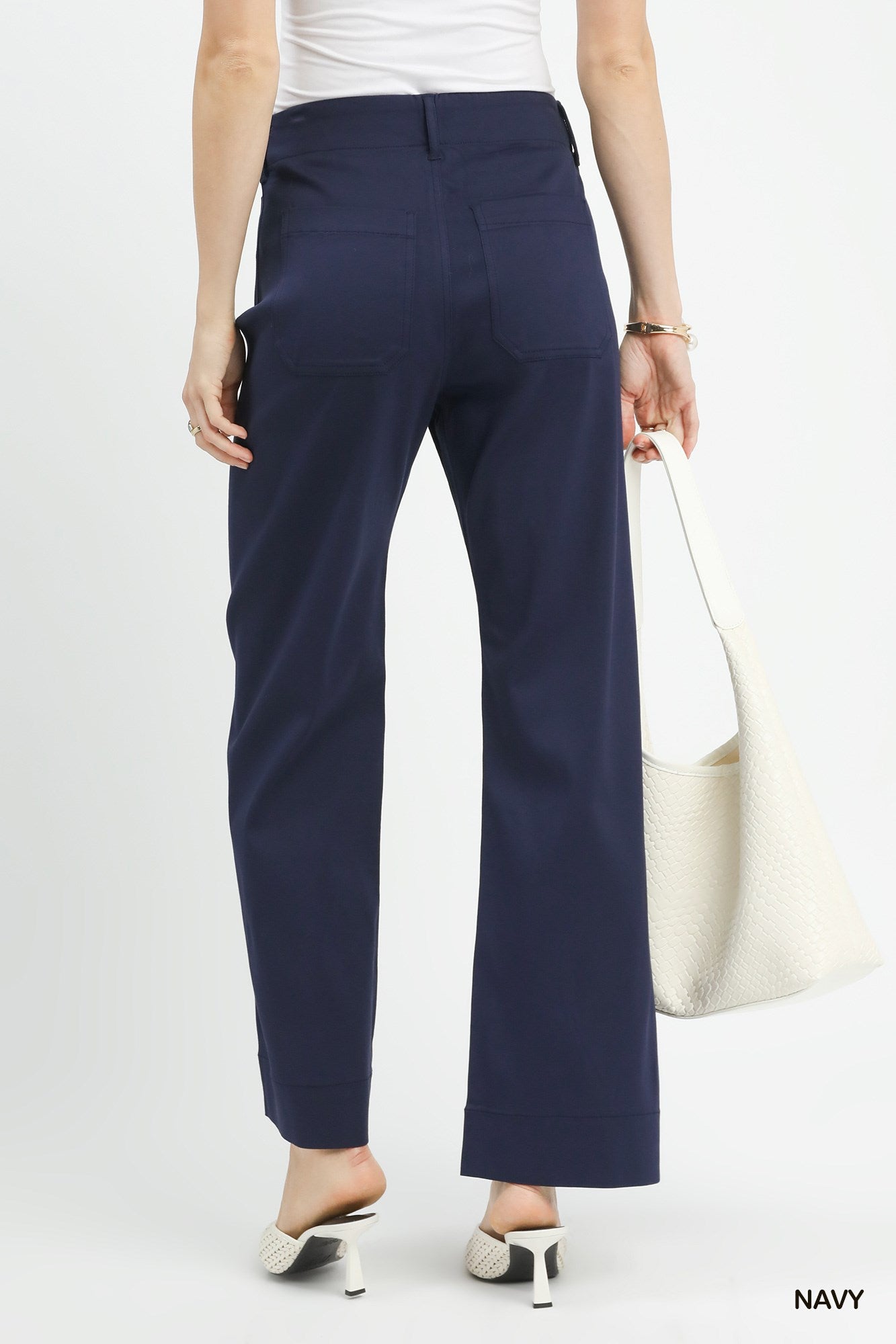 Button Stretch Pants