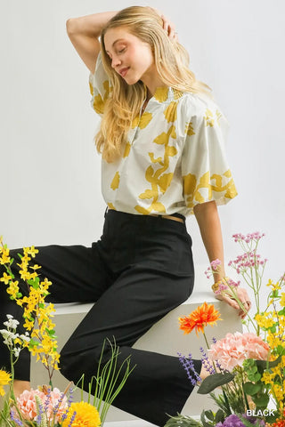 Button Stretch Pants