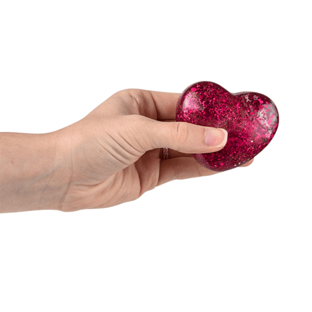 The Toy Network Toys 2.5" Squeezy Sparkly Heart