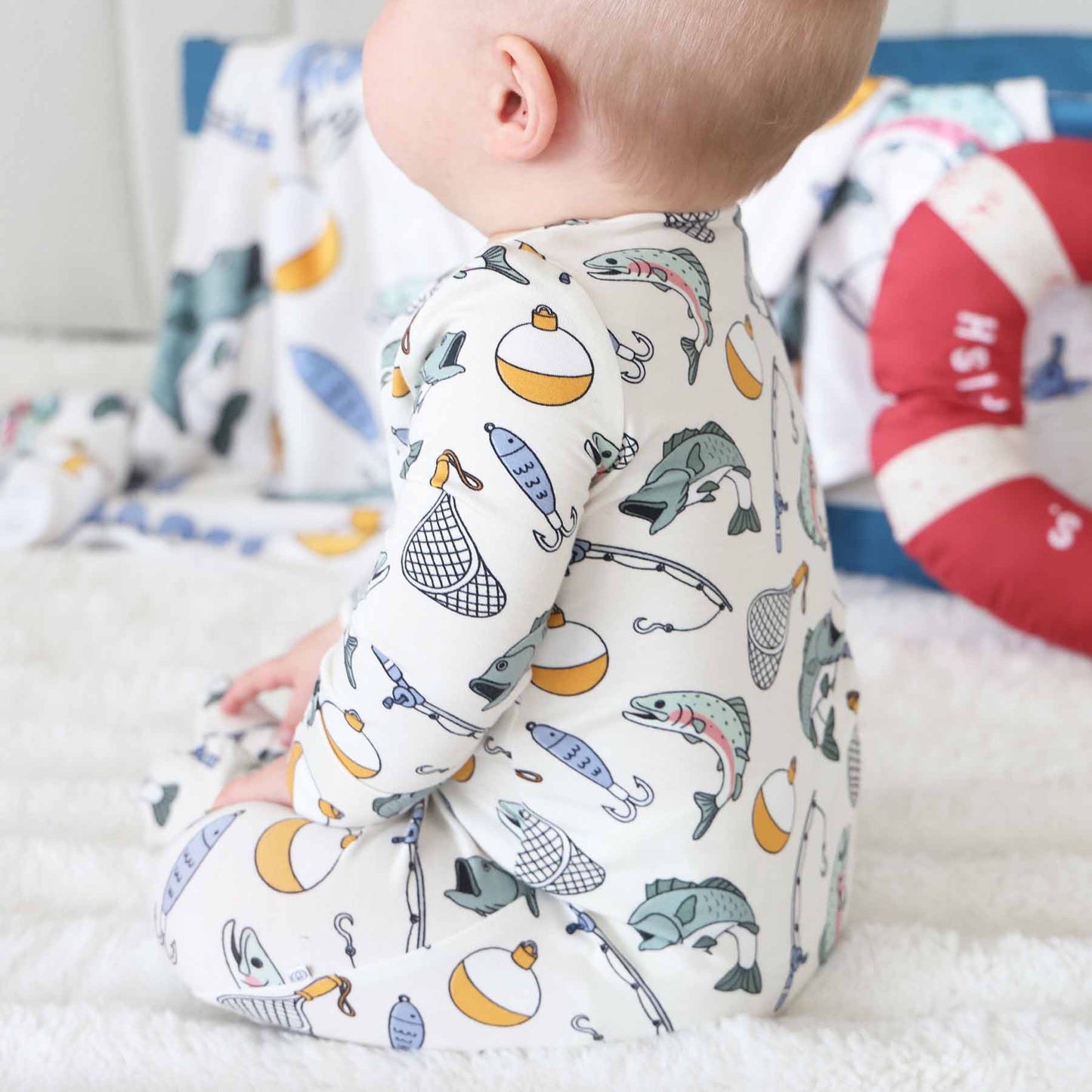 Catch of the Day Zipper Footie