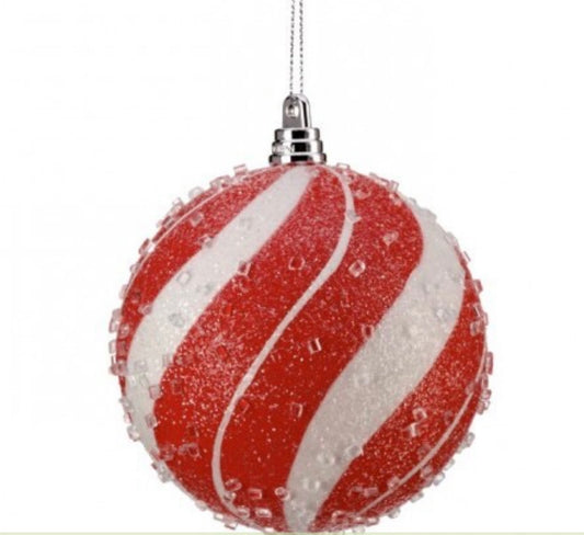 4" Sugar Ball Ornament