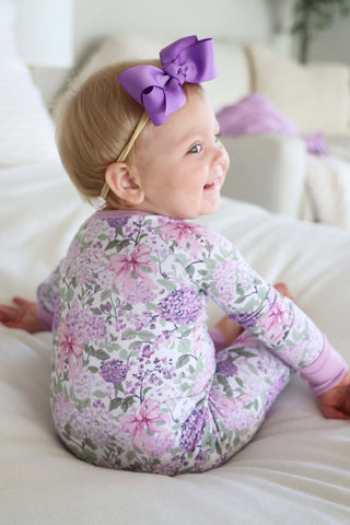 Lavender Lullaby Convertible Zip Romper