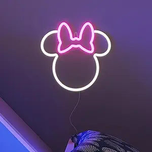 Minnie Mouse Ears Neon Sign