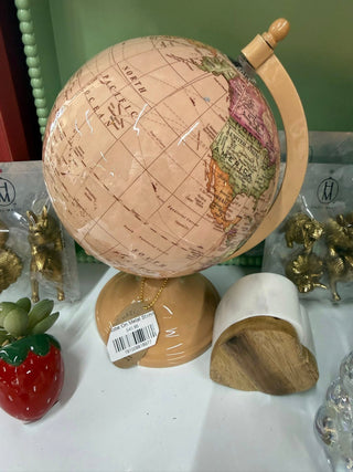 Globe On Metal Stand