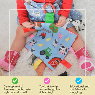 Farm Animals Crinkle Sensory Toy