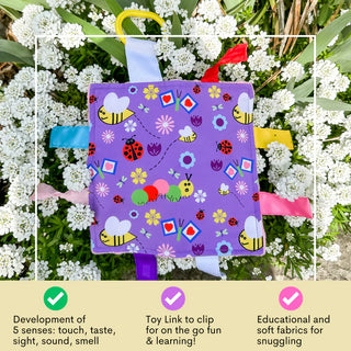 Garden Flowers & Bugs Crinkle Sensory Toy
