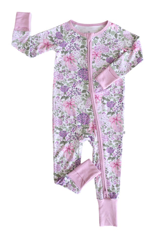 Lavender Lullaby Convertible Zip Romper