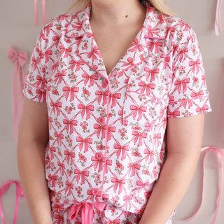 Bow Besties Women's Two Piece PJ Set