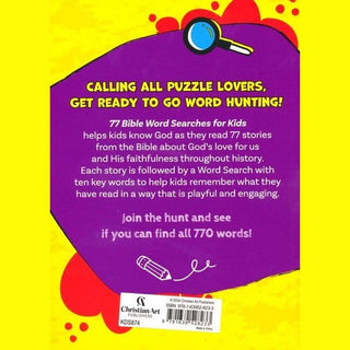 Christian Art Gifts Children's Books 77 Bible Word Searches For Kids
