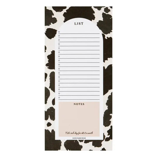 Cow Spots Market Notepad