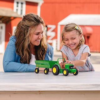 8 inch John Deere Tractor and Wagon