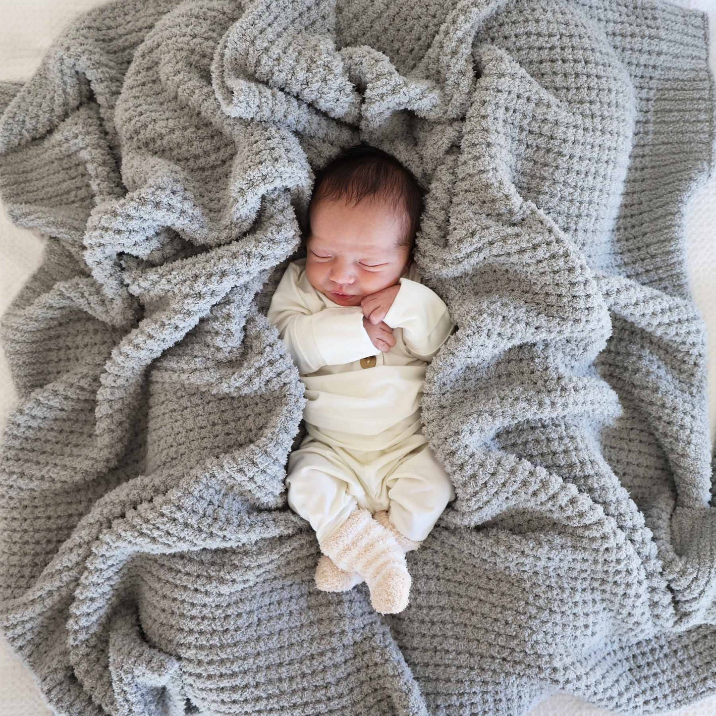 CuddleLane™ Luxe Waffle Blanket