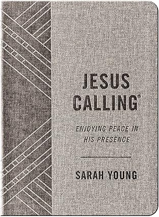 Jesus Calling, Textured Gray Leathersoft