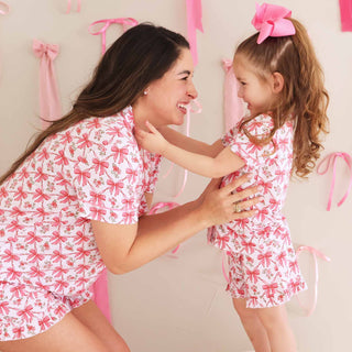 Bow Besties Women's Two Piece PJ Set