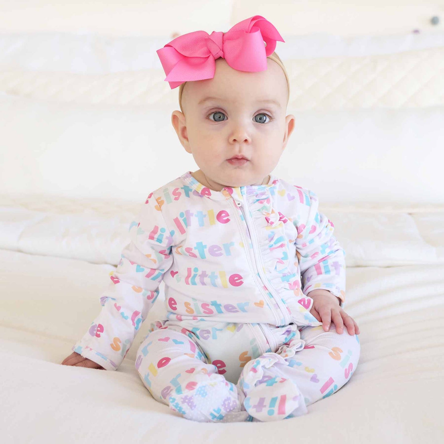 Little Sibling Zipper Footie