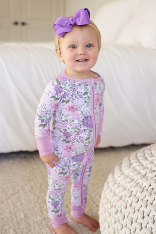 Lavender Lullaby Convertible Zip Romper