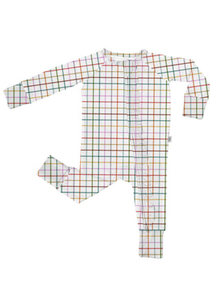 AJ Plaid Zip Pajamas