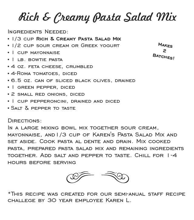 Creamy Pasta Salad Mix