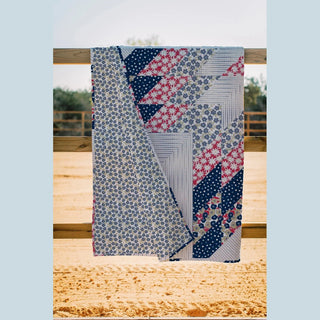 Ida Mae Home Blankets Adeline Patchwork Americana Quilt